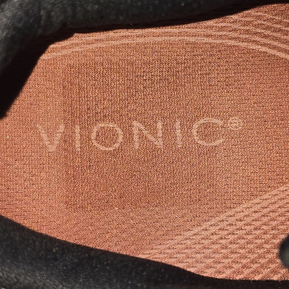 VIONIC DRIFT EDIN ACTIVE ORTHODIC INSOLE SNEAKERS WOMENS BLACK SIZE 7 - Picture 7 of 9